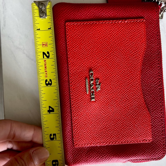 Coach Corner Zip Wristlet - Picture 4 of 9